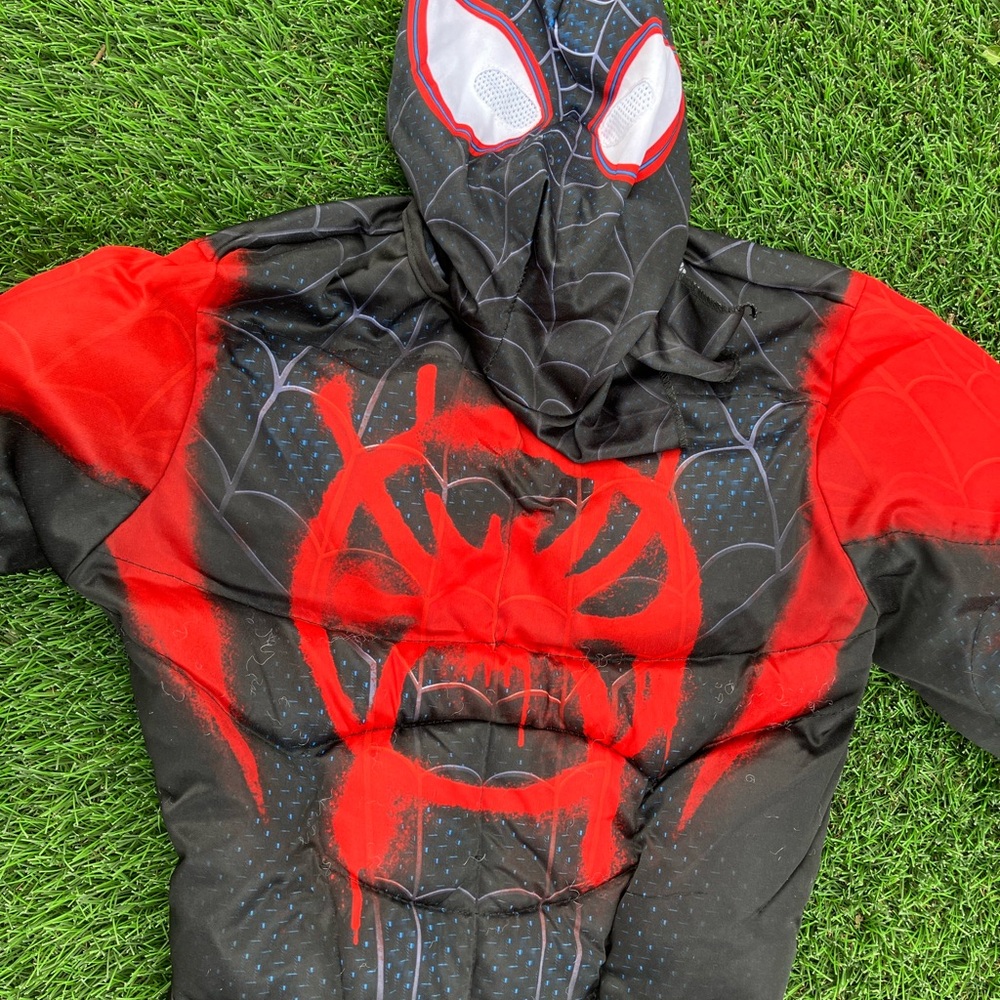 Kids Spider Hero Costume - Red and Black Large